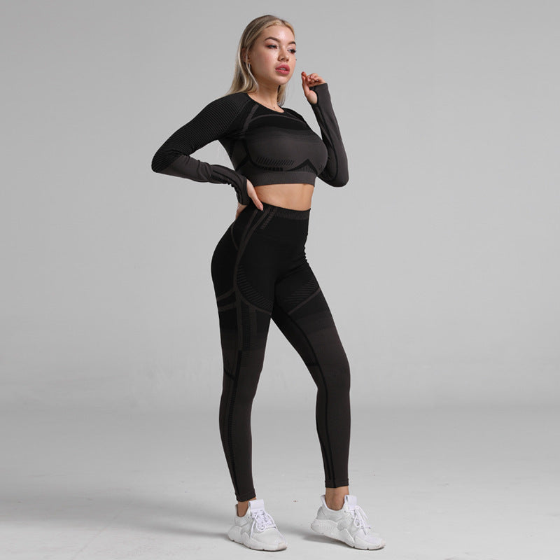 Sports gym clothes tight Suit