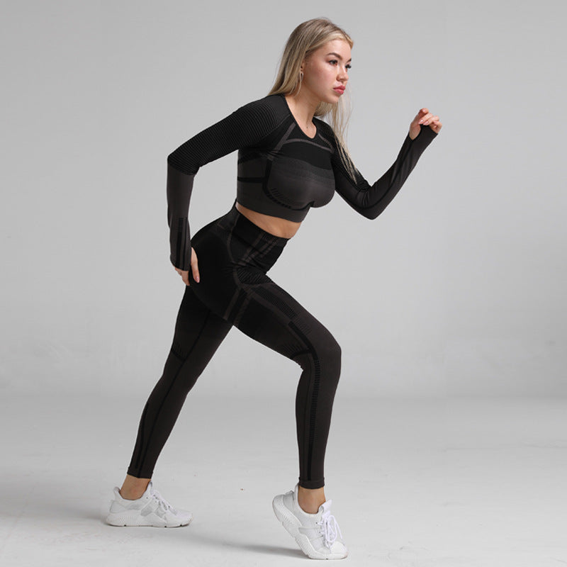Sports gym clothes tight Suit