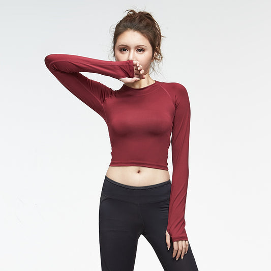 Hollowed-out back gym Full Sleeves T-shirt